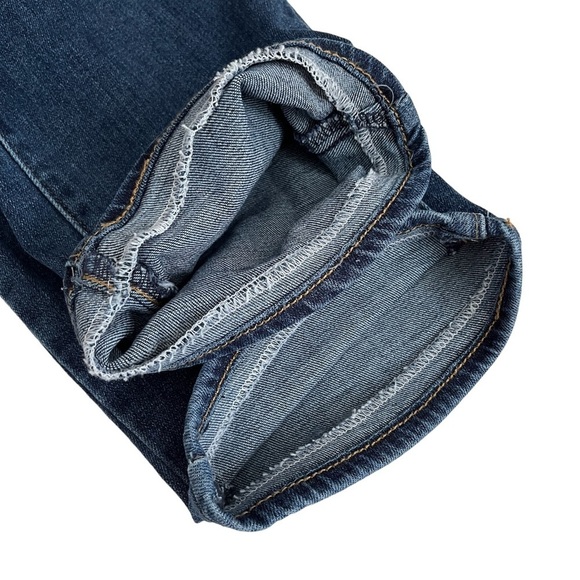 Levi's 724 High Rise Straight Jeans Distressed Ripped - Picture 11 of 16